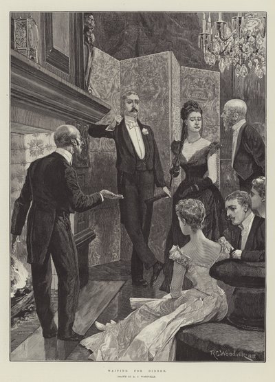 Waiting for Dinner by Richard Caton Woodville junior